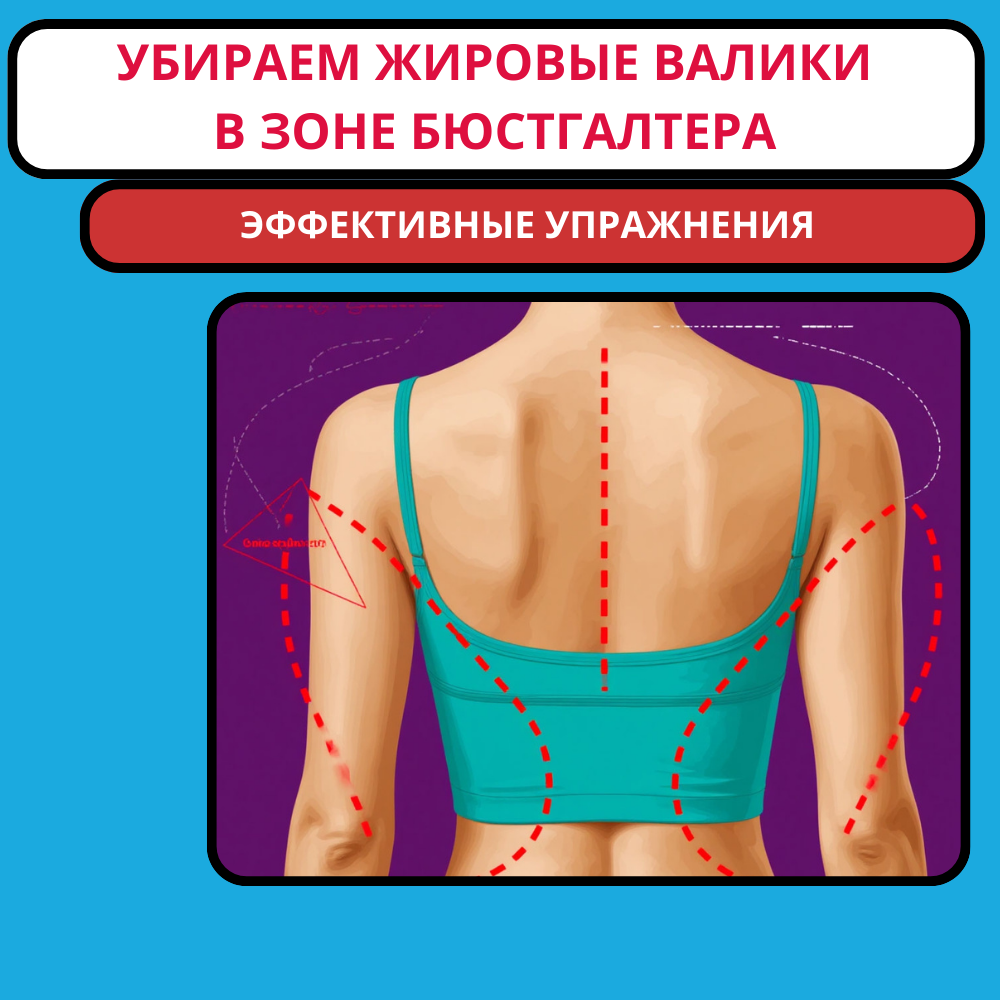 Как убрать жировые валики в зоне бюстгальтера: эффективные решения