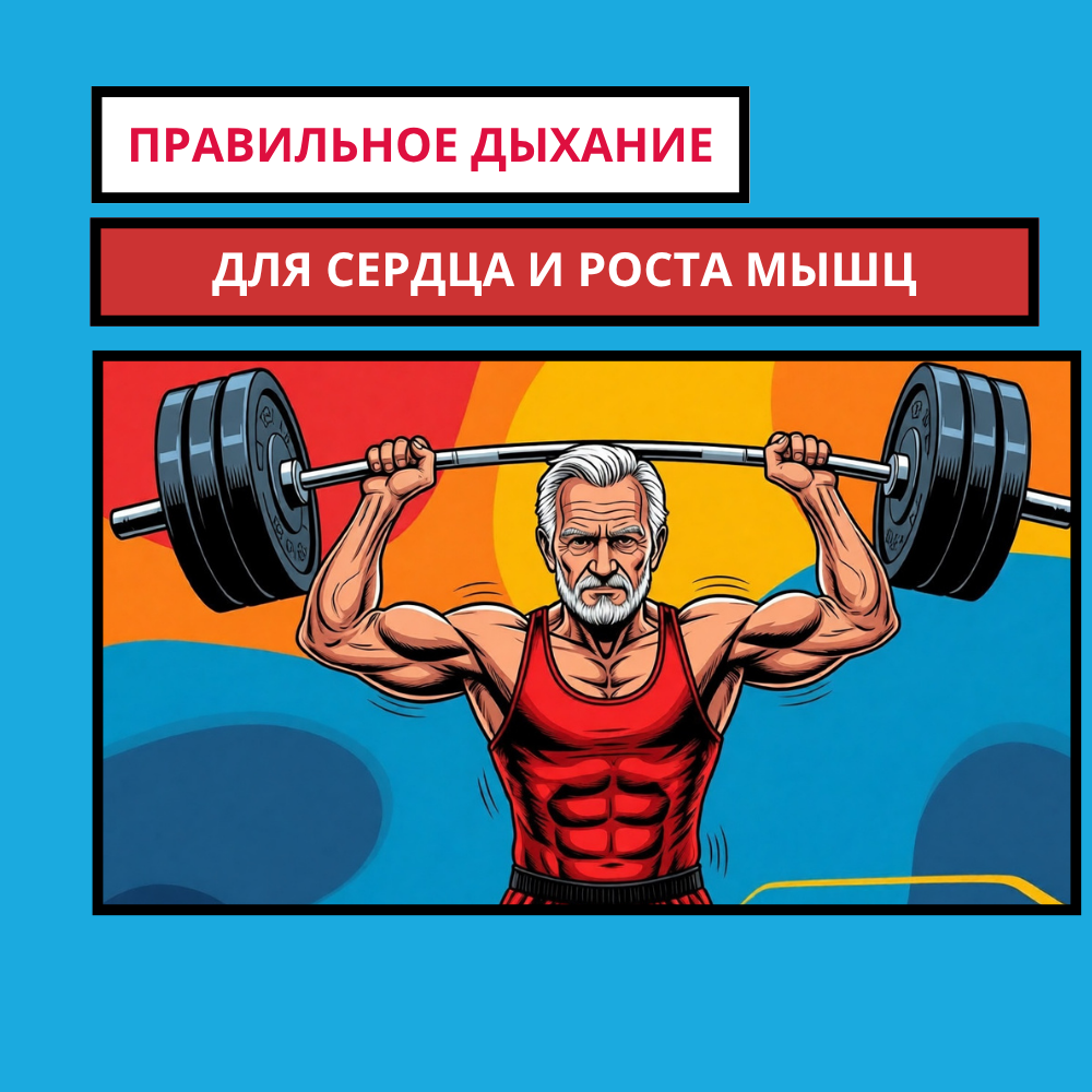 Вы не доживёте до 80, если будете дышать неправильно во время силовых упражнений