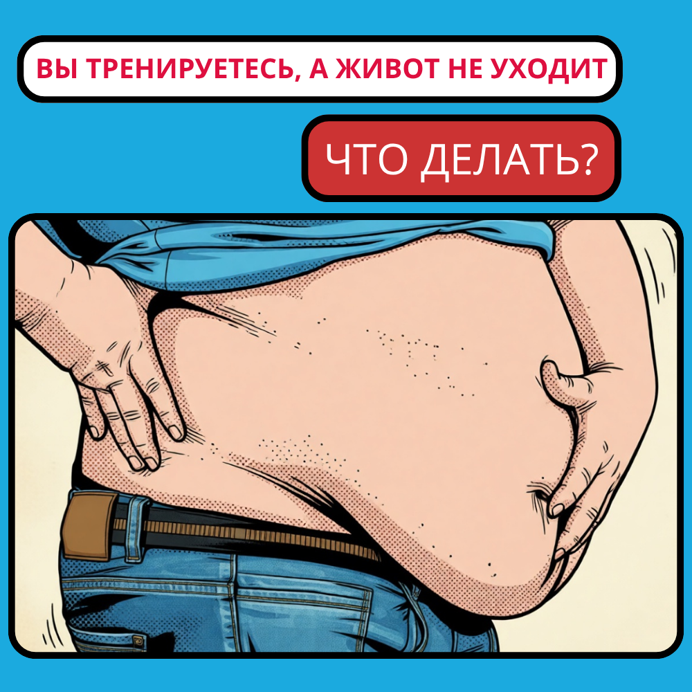 Почему ваш живот не уходит? Потому что это не жир. Это — кортизол