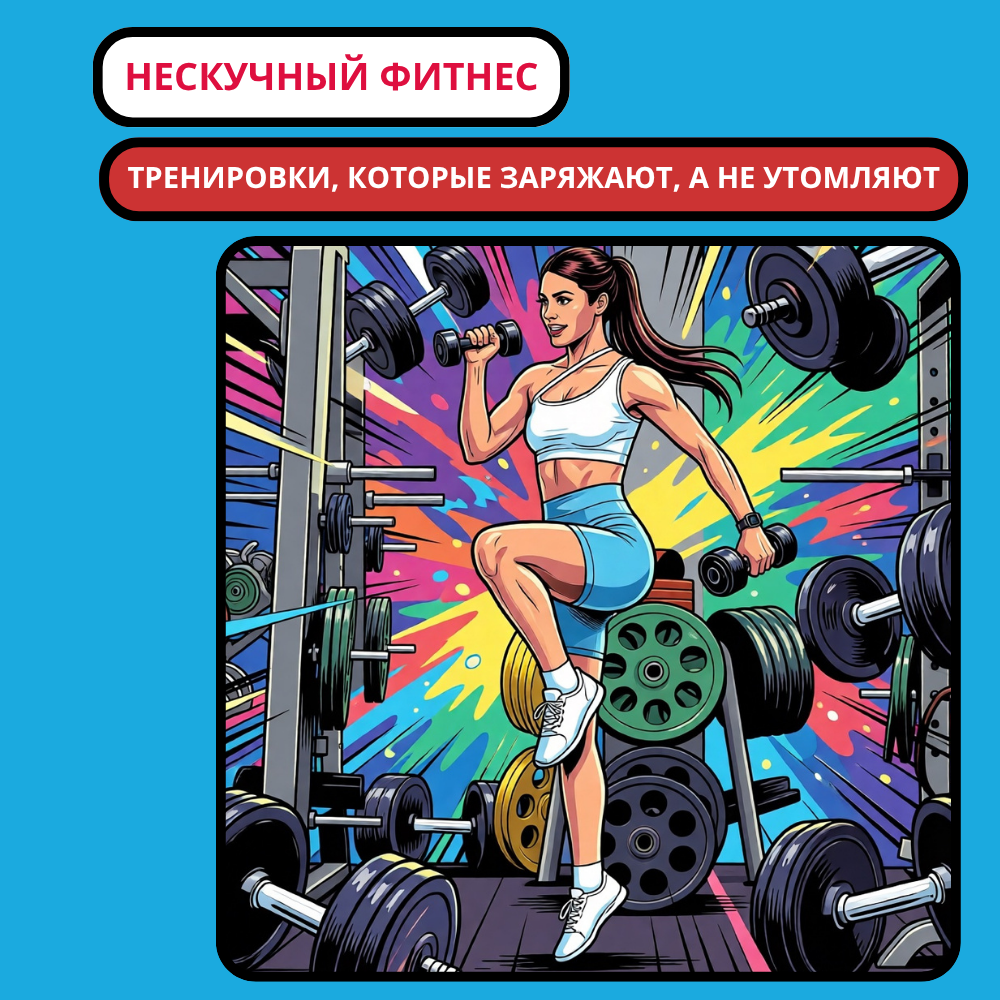 Нескучный фитнес. Тренировки, от которых вы не захотите уходить