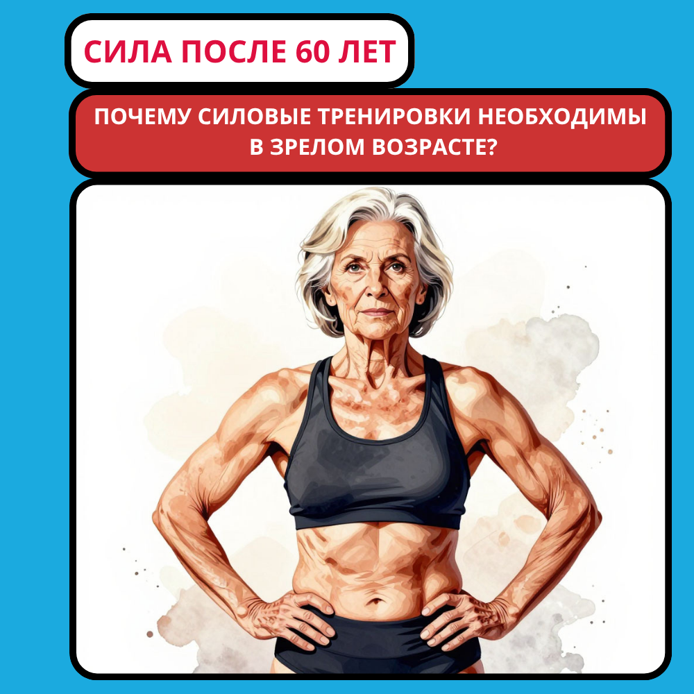 Программа «Сила после 60»: почему силовые тренировки — это ключ к здоровью, энергии и независимости
