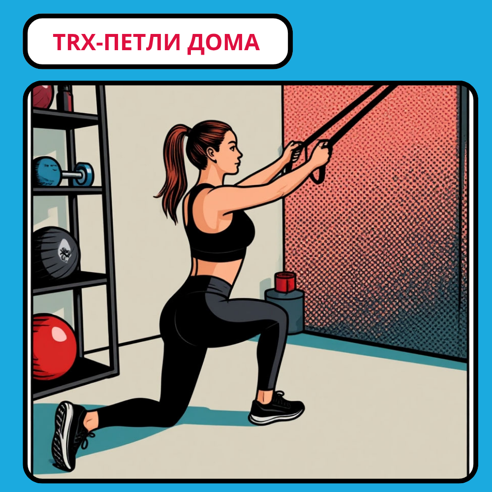TRX-петли дома: получите идеальную технику с инструктором — тренируйтесь безопасно и эффективно!