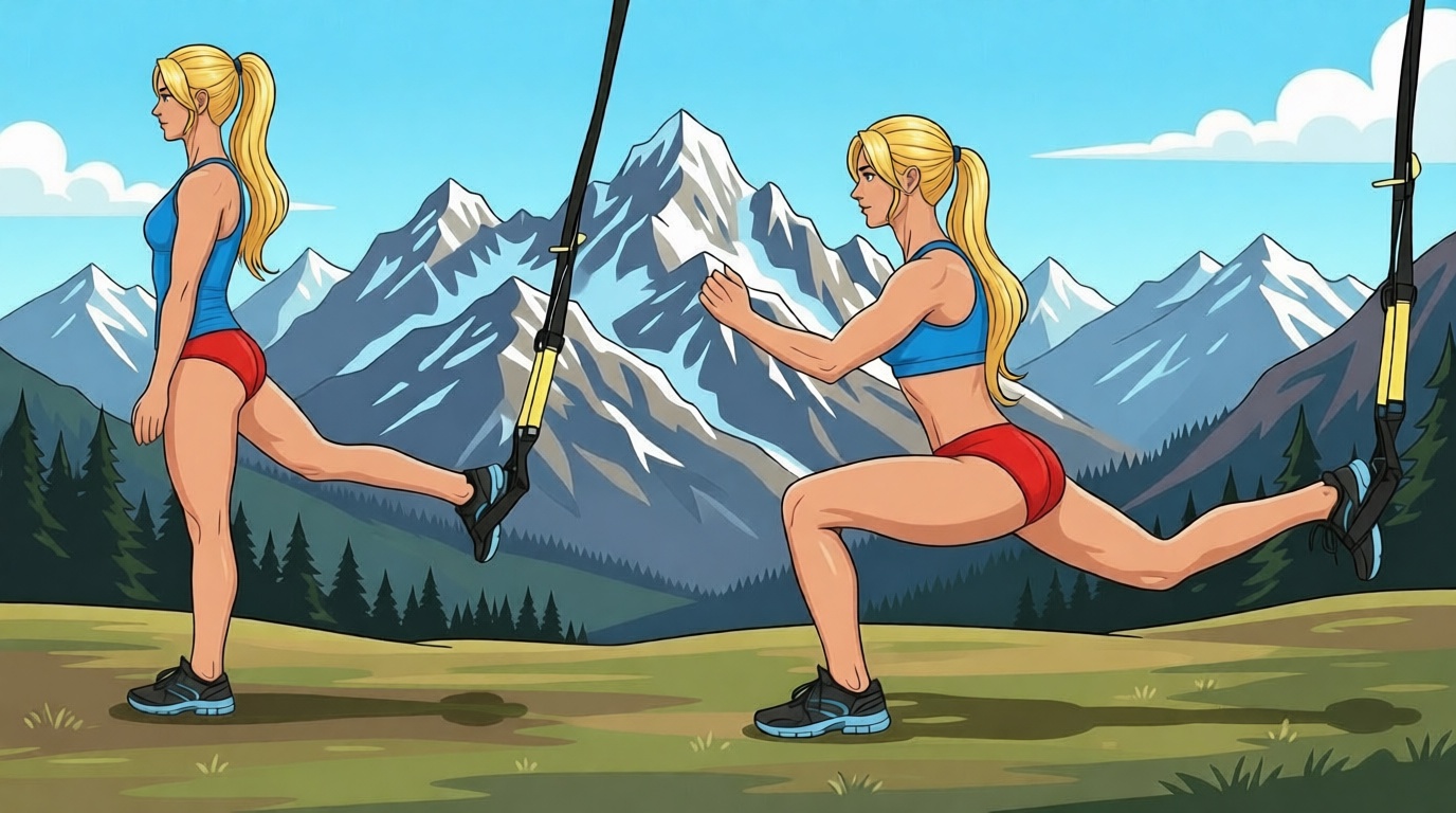 TRX тренировки для спины и осанки – подвесные петли